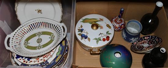 3 boxes of mixed ceramics